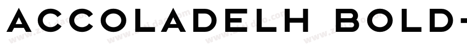 AccoladeLH Bold字体转换